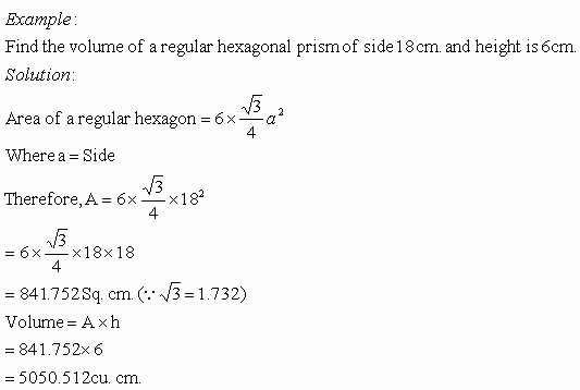 hexagon volume calculator